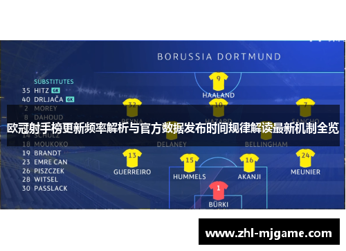 欧冠射手榜更新频率解析与官方数据发布时间规律解读最新机制全览 欧冠射手榜更新频率解析与官方数据发布时间规律解读最新机制全览